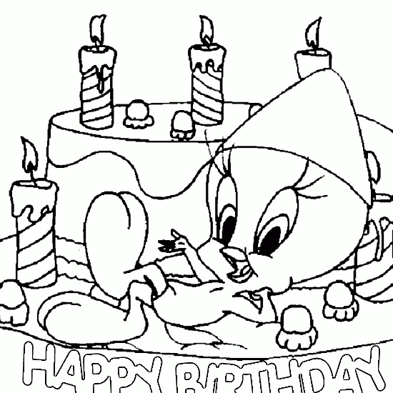 Coloriage à imprimer Titi et Grosminet #29342 de la série Personnages de dessins animés, gratuit pour enfants et adultes
