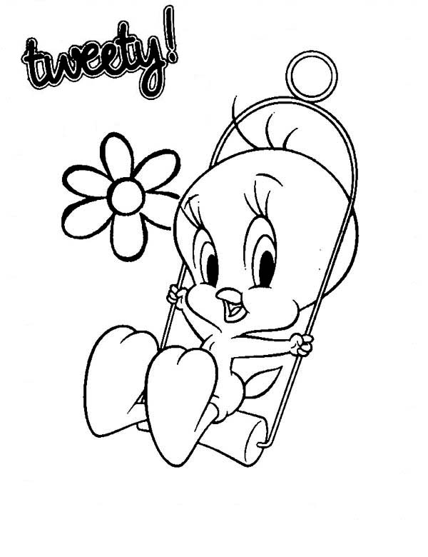 Coloriage gratuit Titi et Grosminet #29472 de la collection Personnages de dessins animés à imprimer