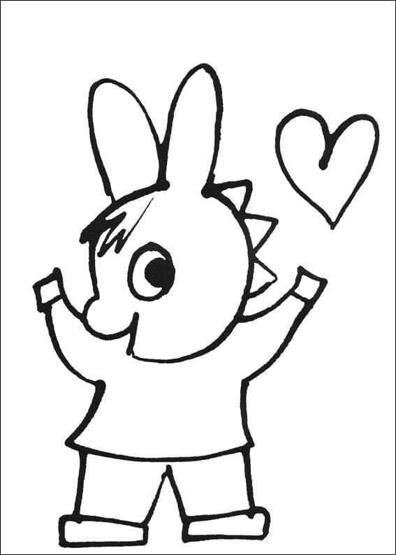 Coloriage gratuit Trotro #178727 de la collection Personnages de dessins animés à imprimer