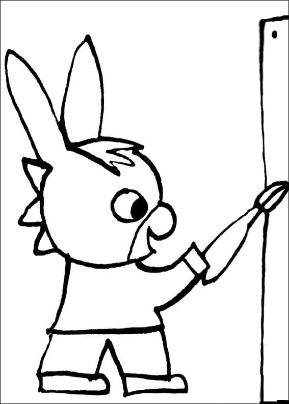 Coloriage gratuit Trotro #178732 de la collection Personnages de dessins animés à imprimer