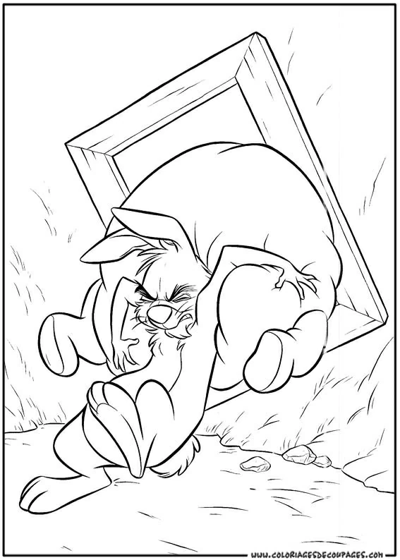 Coloriage gratuit Winnie l'Ourson #28791 de la collection Personnages de dessins animés à imprimer