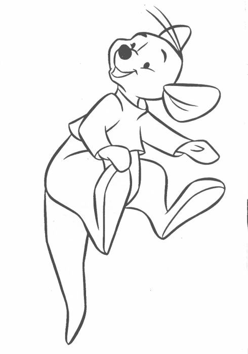 Coloriage gratuit Winnie l'Ourson #28889 de la collection Personnages de dessins animés à imprimer