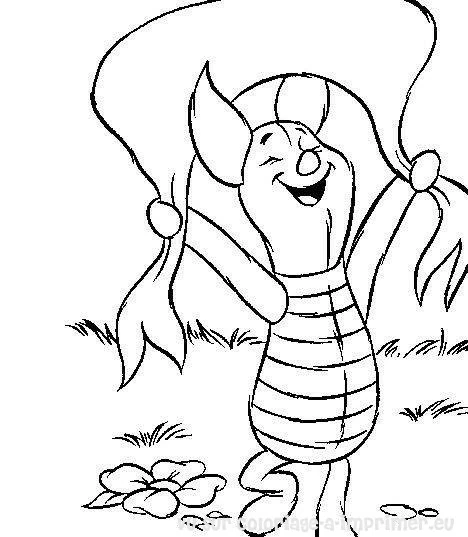 Coloriage Winnie l'Ourson #28898 à imprimer gratuitement, extrait de la collection Personnages de dessins animés