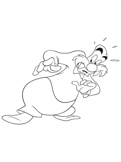 Dessin à colorier: Woody Woodpecker (Personnages de dessins animés) #28466 - Coloriages à Imprimer Gratuits