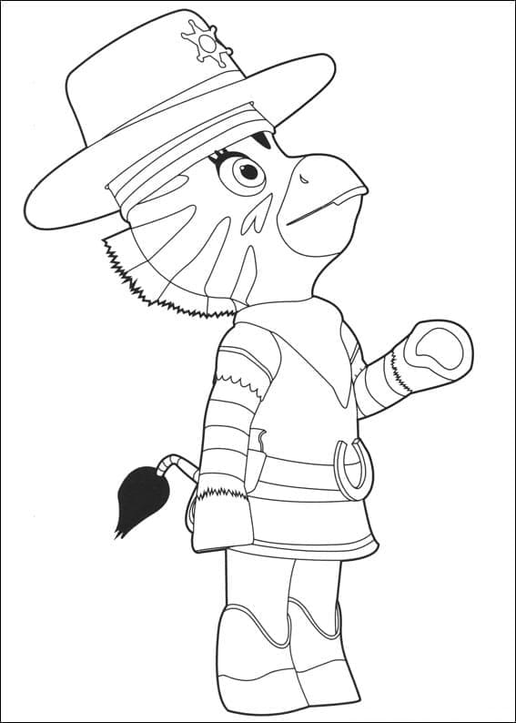 Coloriage imprimable Zou #206964 de la collection Personnages de dessins animés à colorier aux crayons
