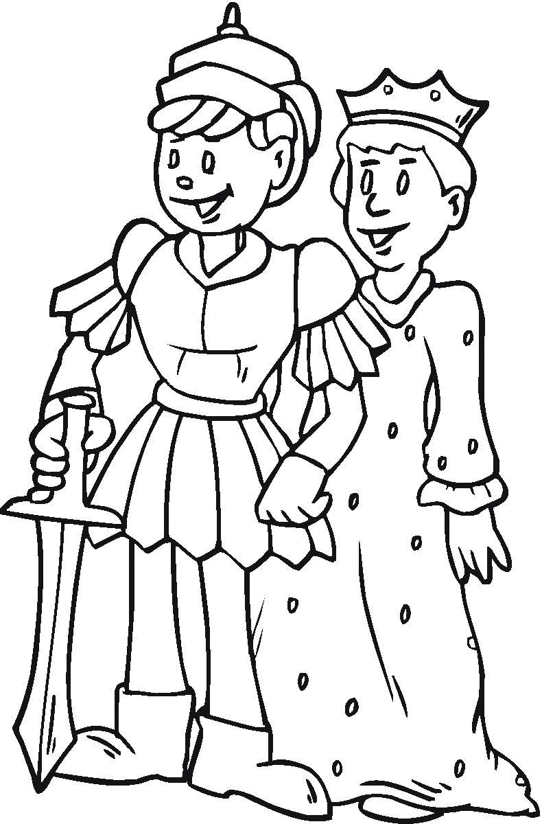 Dessin à colorier: Reine (Personnages de fantasy et d'aventure) #106365 - Coloriages à Imprimer Gratuits