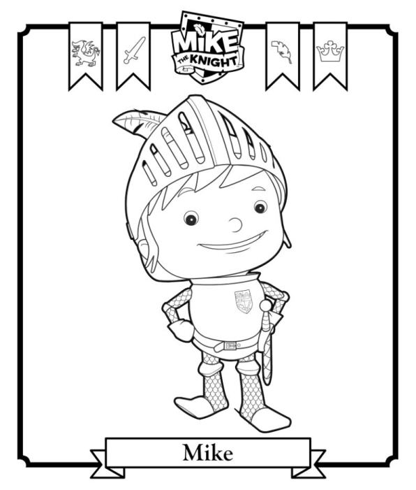 Dessin à colorier: Chevalier (Personnages fantastiques et d'aventure) #86946 - Coloriages à Imprimer Gratuits