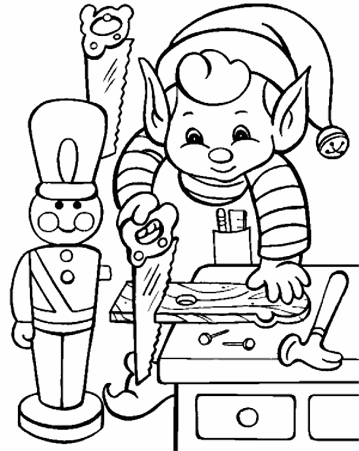 Dessin à colorier: Elfe (Personnages fantastiques et d'aventure) #93862 - Coloriages à Imprimer Gratuits