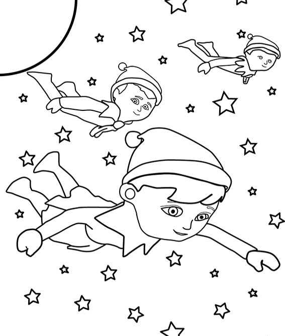 Dessin à colorier: Elfe (Personnages fantastiques et d'aventure) #93898 - Coloriages à Imprimer Gratuits