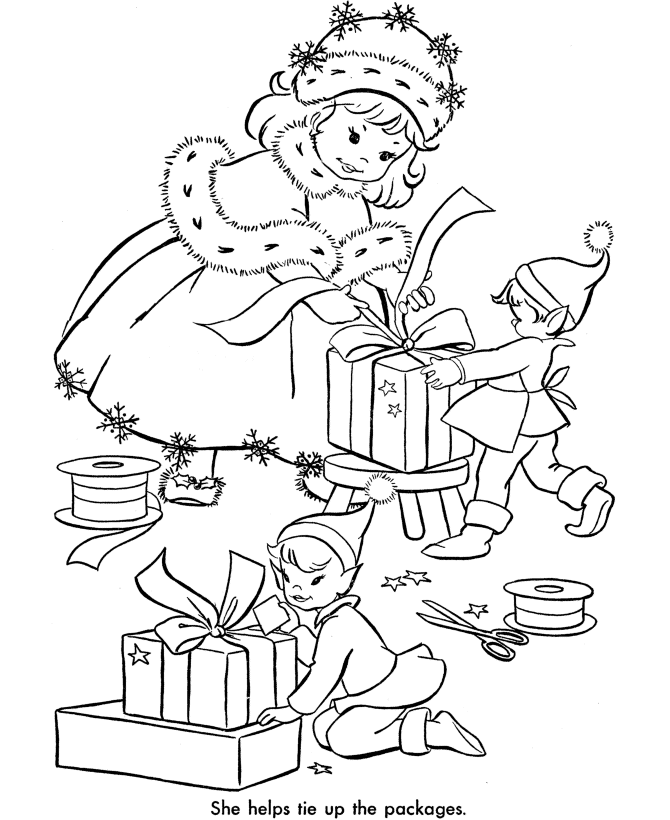 Dessin à colorier: Elfe (Personnages fantastiques et d'aventure) #93921 - Coloriages à Imprimer Gratuits