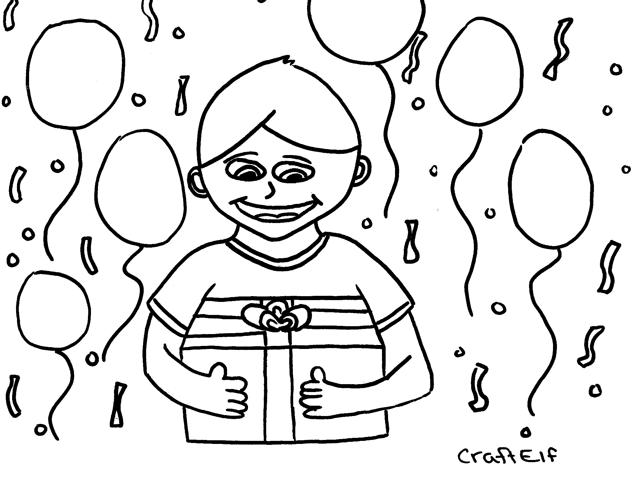 Dessin à colorier: Elfe (Personnages fantastiques et d'aventure) #94008 - Coloriages à Imprimer Gratuits