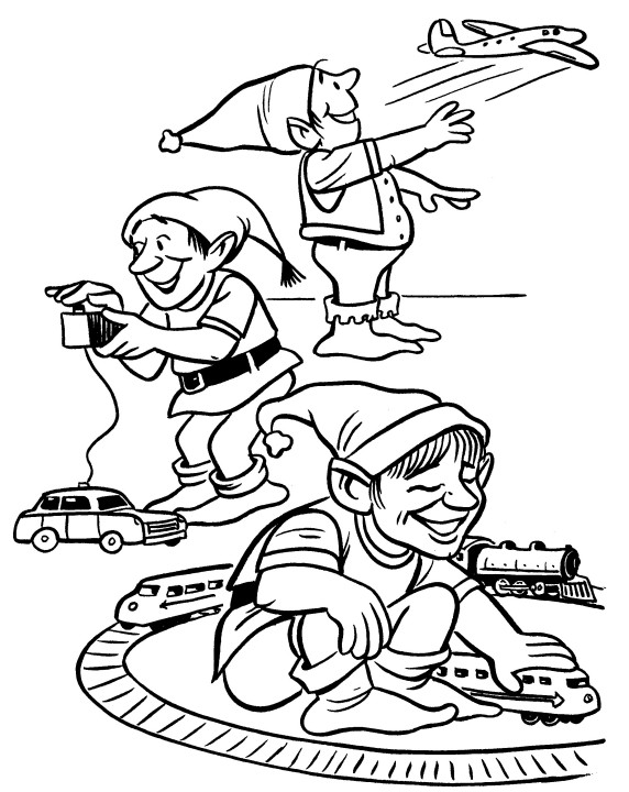 Dessin à colorier: Elfe (Personnages fantastiques et d'aventure) #94021 - Coloriages à Imprimer Gratuits