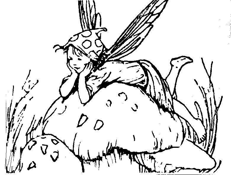 Dessin à colorier: Elfe (Personnages fantastiques et d'aventure) #94057 - Coloriages à Imprimer Gratuits