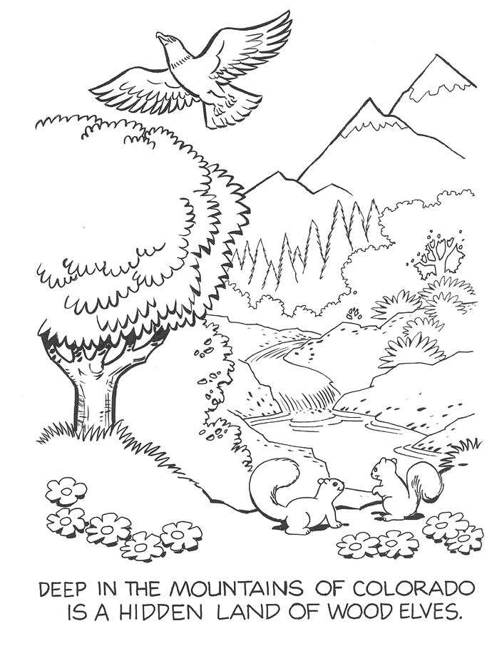 Dessin à colorier: Elfe (Personnages fantastiques et d'aventure) #94066 - Coloriages à Imprimer Gratuits