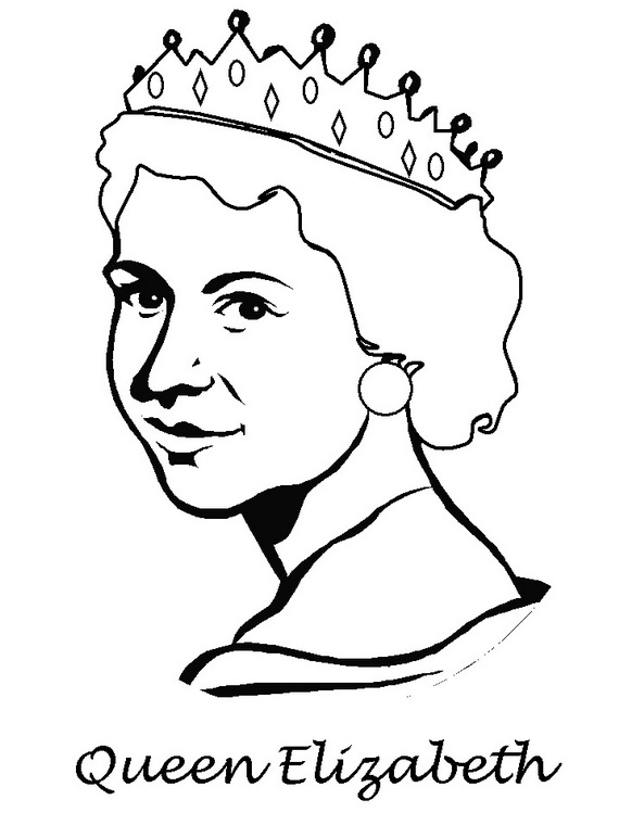 Dessin à colorier: Reine (Personnages fantastiques et d'aventure) #106227 - Coloriages à Imprimer Gratuits