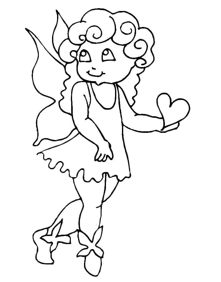 Coloriage gratuit Ange #203801 de la collection Personnages à imprimer