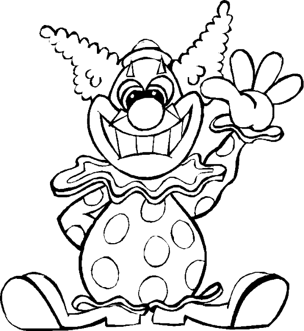 Dessin à colorier: Clown (Personnages) #90898 - Coloriages à Imprimer Gratuits