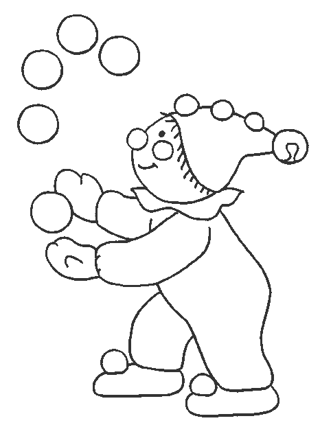 Dessin à colorier: Clown (Personnages) #90973 - Coloriages à Imprimer Gratuits