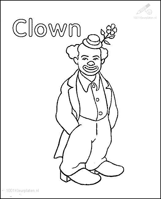 Dessin à colorier: Clown (Personnages) #91127 - Coloriages à Imprimer Gratuits