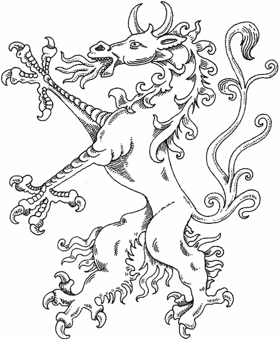 Dessin à colorier: Dragon (Personnages) #148560 - Coloriages à Imprimer Gratuits