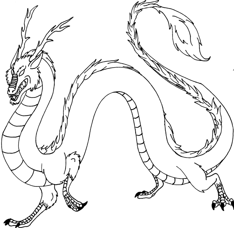 Dessin à colorier: Dragon (Personnages) #148587 - Coloriages à Imprimer Gratuits