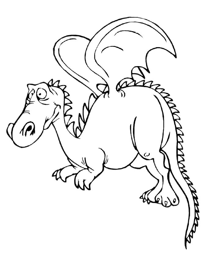 Dessin à colorier: Dragon (Personnages) #148624 - Coloriages à Imprimer Gratuits