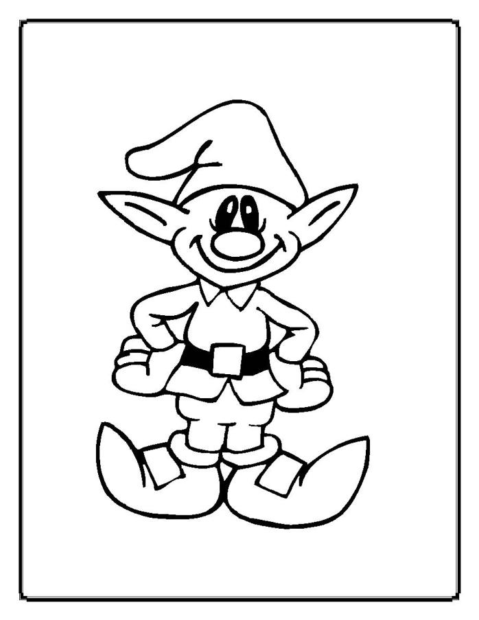 Dessin à colorier: Elfe (Personnages) #93872 - Coloriages à Imprimer Gratuits