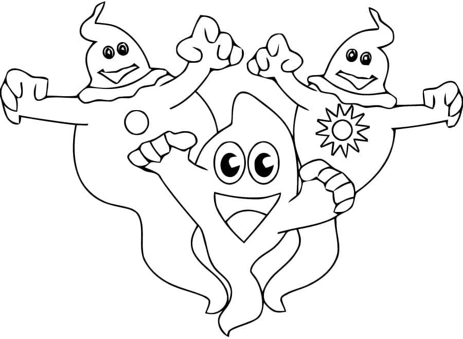 Coloriage gratuit Fantôme #189428 de la collection Personnages à imprimer