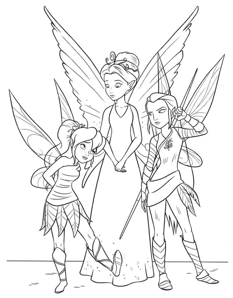 Coloriage gratuit Fée #172253 de la collection Personnages à imprimer
