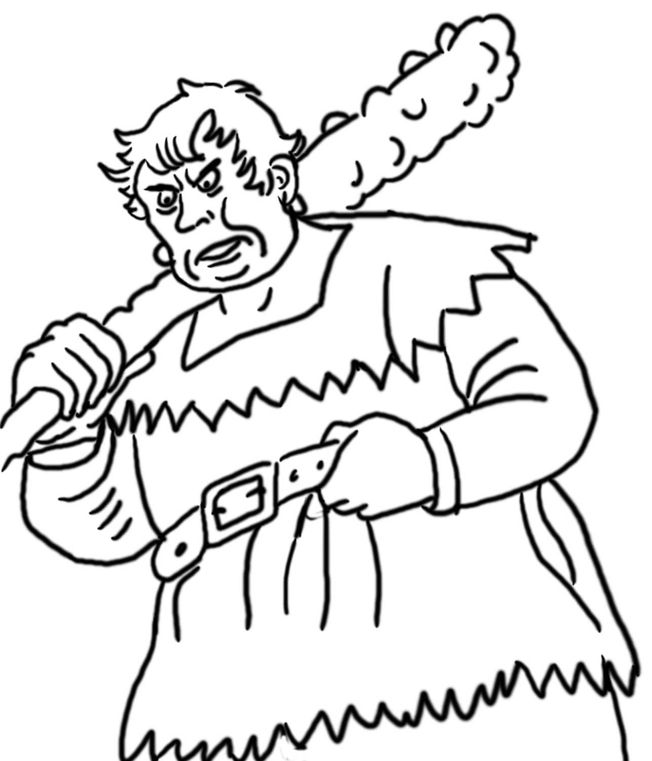 Dessin Géant #201563 à colorier de la série Personnages, gratuit à télécharger et imprimer Dessin Géant #201563 à colorier de la série Personnages, gratuit à télécharger et imprimer