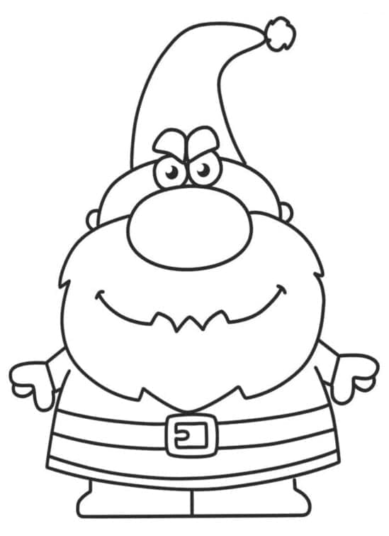 Coloriage gratuit Gnome #204849 de la collection Personnages à imprimer