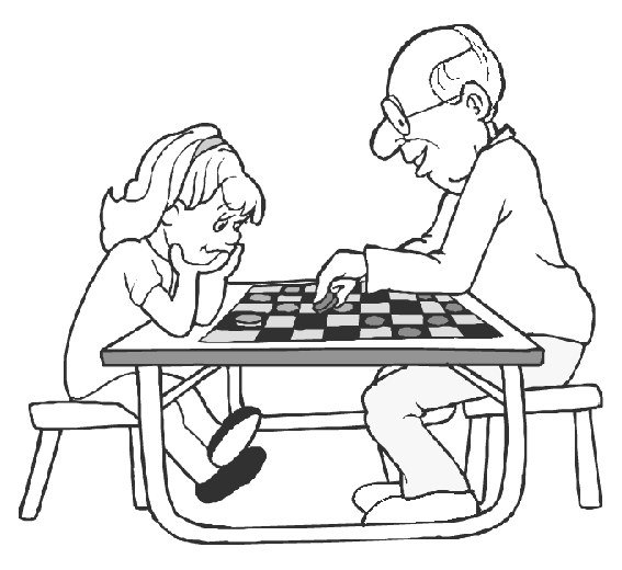 Дед с внуком играют в шашки. Игра в шашки раскраска. Раскраска шашки шахматы. Раскраска дедушка. Раскраска игра в шахматы для детей.