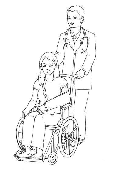 Coloriage Handicapé #98447 (Personnages) – Dessin à colorier