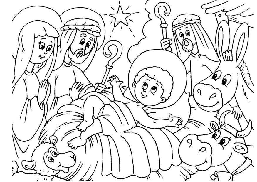 Dessin à colorier: Jesus (Personnages) #98911 - Coloriages à Imprimer Gratuits