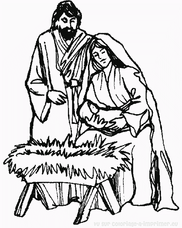 Dessin à colorier: Jesus (Personnages) #98925 - Coloriages à Imprimer Gratuits