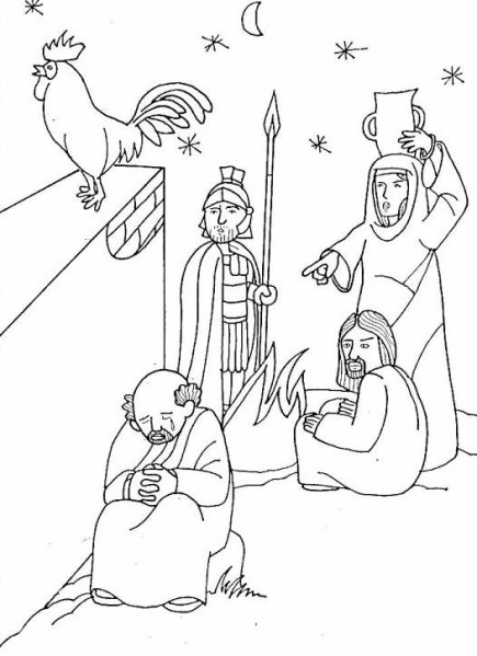 Dessin à colorier: Jesus (Personnages) #99033 - Coloriages à Imprimer Gratuits