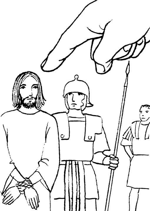Dessin à colorier: Jesus (Personnages) #99184 - Coloriages à Imprimer Gratuits