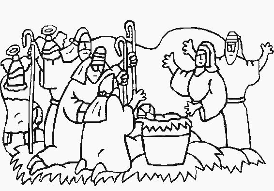 Dessin à colorier: Jesus (Personnages) #99189 - Coloriages à Imprimer Gratuits