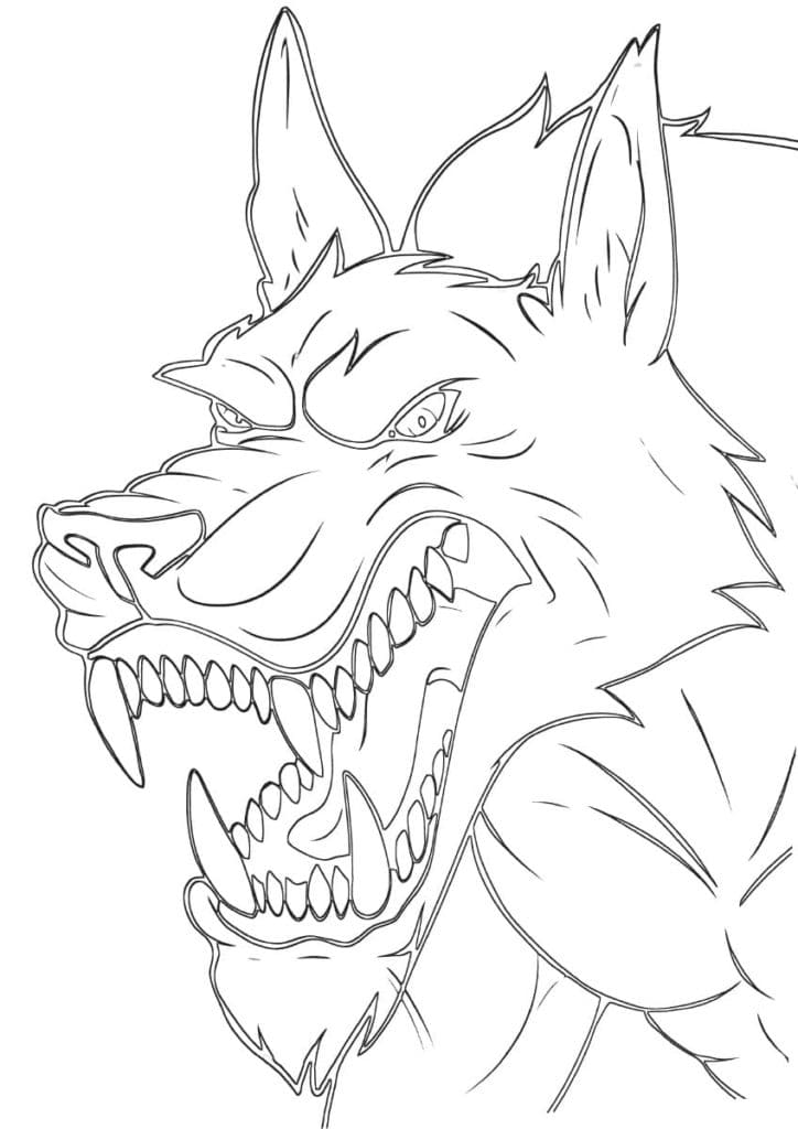Coloriage gratuit Loup garou #201644 de la collection Personnages à imprimer Coloriage gratuit Loup garou #201644 de la collection Personnages à imprimer