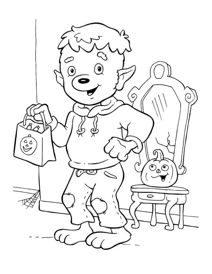 Coloriage gratuit pour enfants et adultes Loup garou #201689, collection Personnages Coloriage gratuit pour enfants et adultes Loup garou #201689, collection Personnages