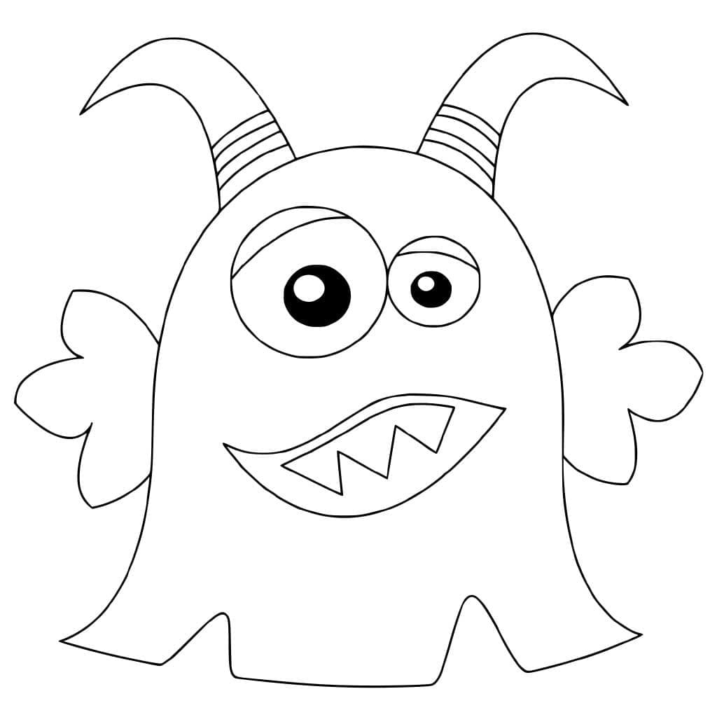 Coloriage gratuit Monstre #183738 de la collection Personnages à imprimer