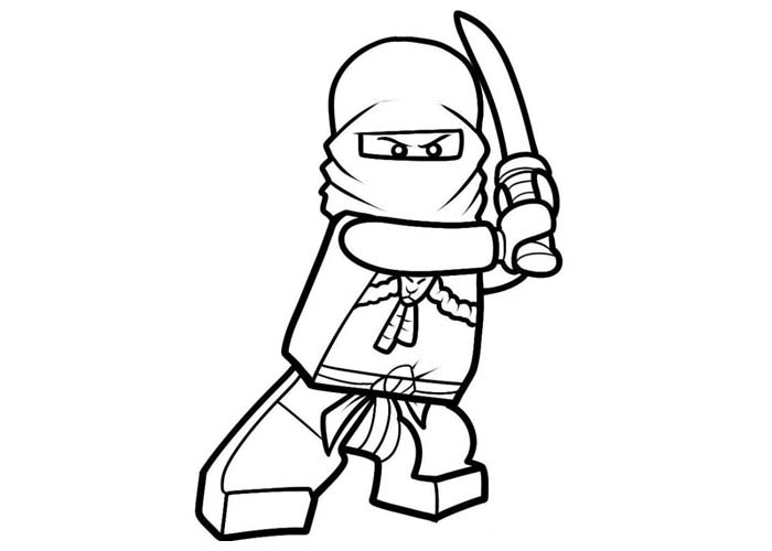 Dessin à colorier: Ninja (Personnages) #147926 - Coloriages à Imprimer Gratuits