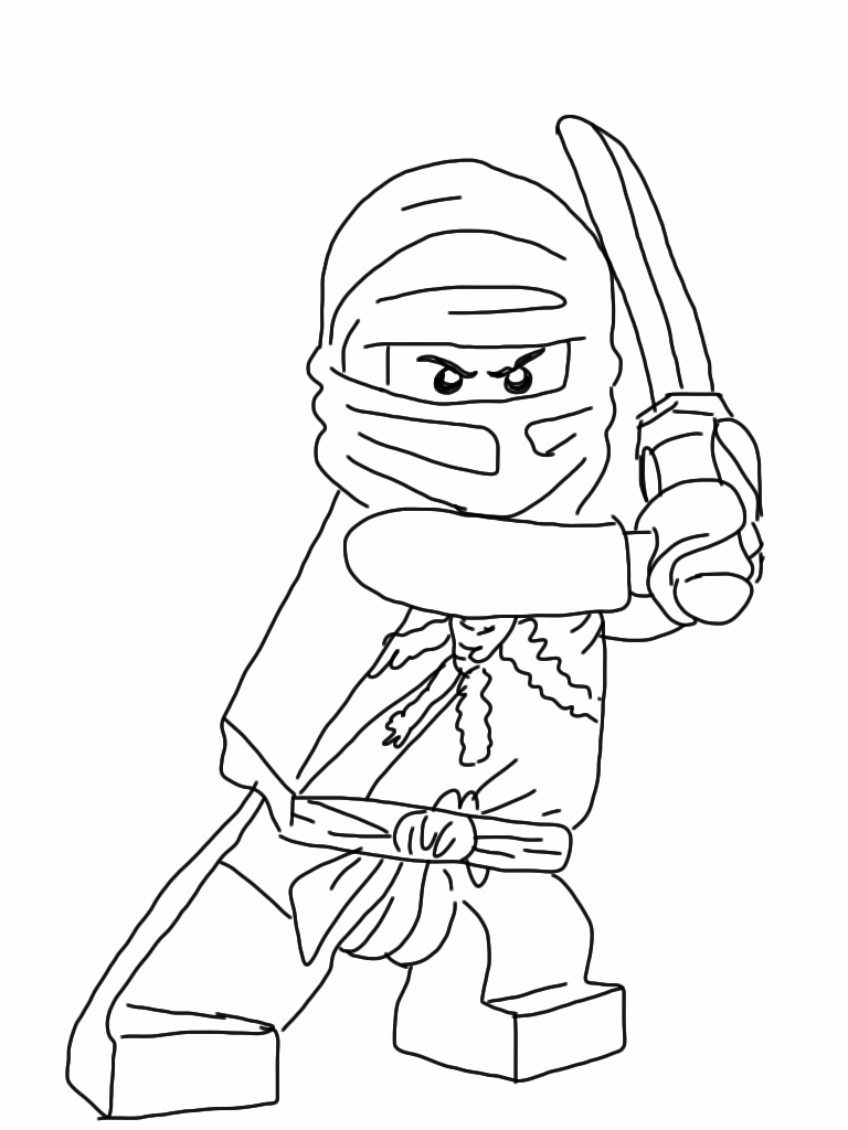 Dessin à colorier: Ninja (Personnages) #148030 - Coloriages à Imprimer Gratuits