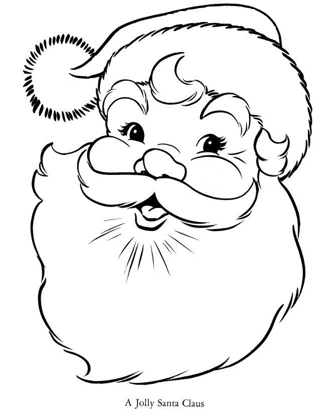 Dessin à colorier: Père Noël (Personnages) #104651 - Coloriages à Imprimer Gratuits