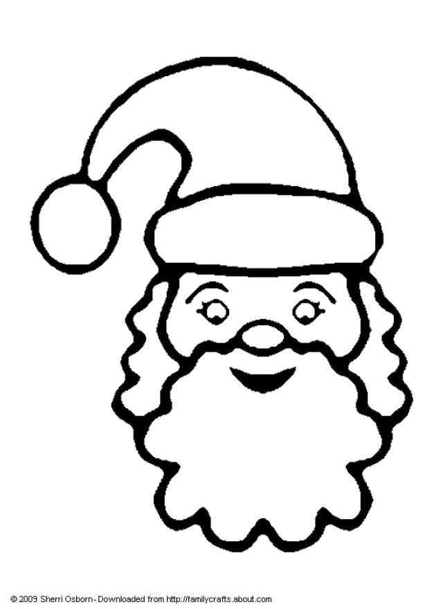 Dessin à colorier: Père Noël (Personnages) #104737 - Coloriages à Imprimer Gratuits