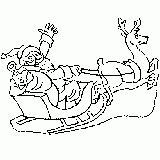 Dessin à colorier: Père Noël (Personnages) #104749 - Coloriages à Imprimer Gratuits