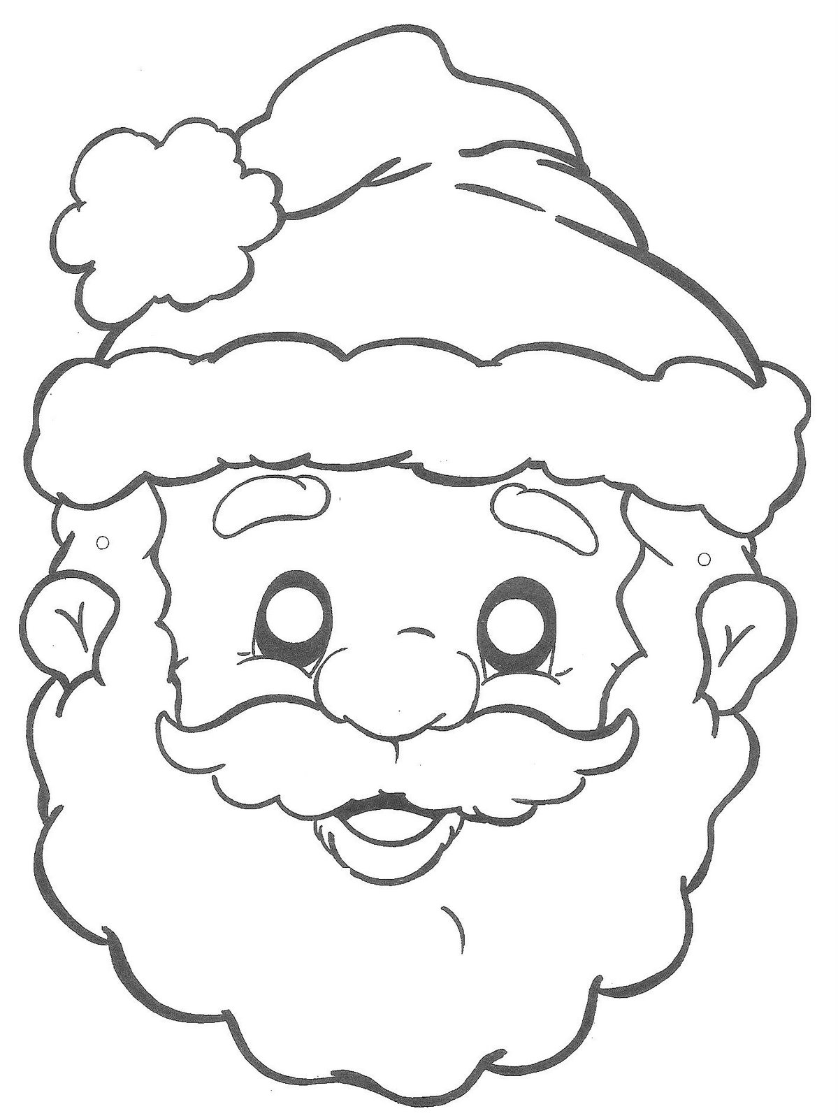 Dessin à colorier: Père Noël (Personnages) #104810 - Coloriages à Imprimer Gratuits
