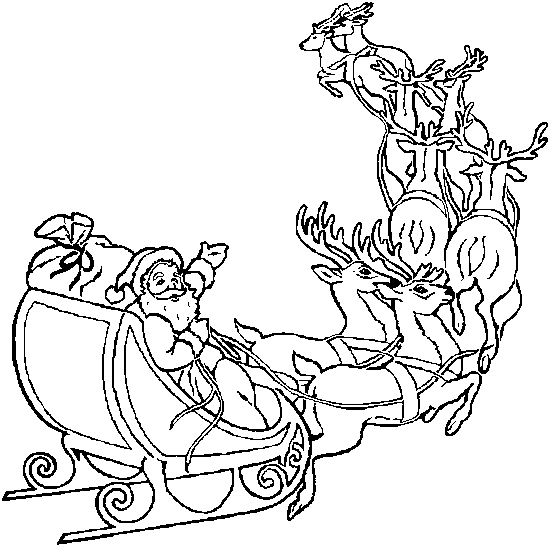 Dessin à colorier: Père Noël (Personnages) #104849 - Coloriages à Imprimer Gratuits