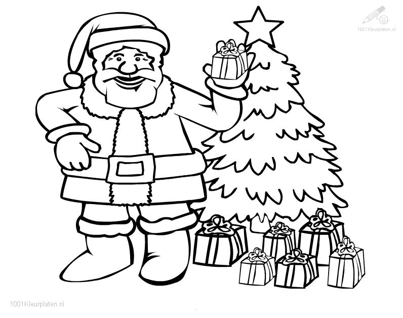 Dessin à colorier: Père Noël (Personnages) #104876 - Coloriages à Imprimer Gratuits