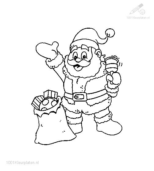 Dessin à colorier: Père Noël (Personnages) #104882 - Coloriages à Imprimer Gratuits